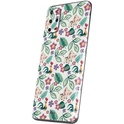 Disney Princess Moana Pua and Heihei Pattern Galaxy S20 Plus Skin